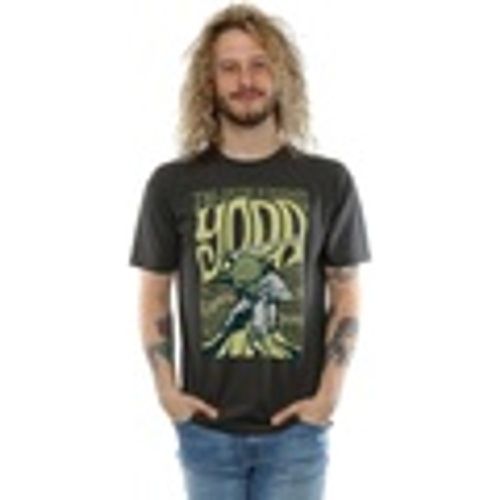 T-shirts a maniche lunghe Yoda Rock Poster - Disney - Modalova
