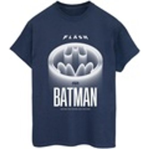 T-shirts a maniche lunghe The Flash Batman White Logo - Dc Comics - Modalova