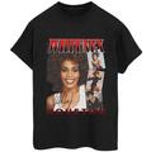 T-shirts a maniche lunghe Face Photos - Whitney Houston - Modalova