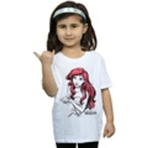 T-shirts a maniche lunghe Ariel Shell Sketch - Disney - Modalova