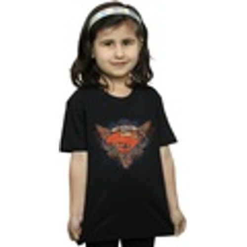 T-shirts a maniche lunghe Superman Wings Shield - Dc Comics - Modalova