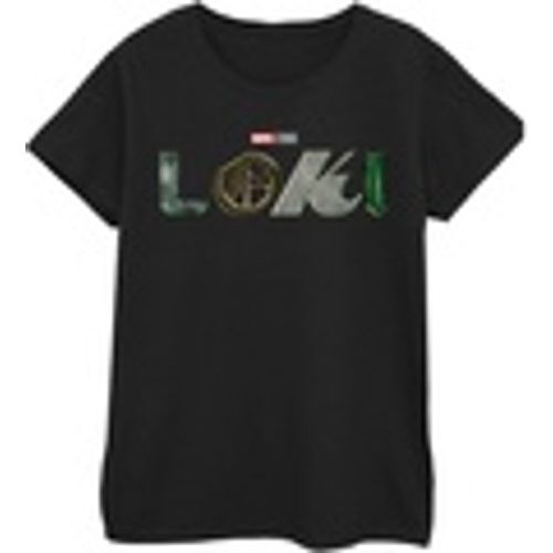 T-shirts a maniche lunghe Loki Logo - Marvel - Modalova