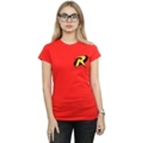 T-shirts a maniche lunghe Batman Robin Logo - Dc Comics - Modalova