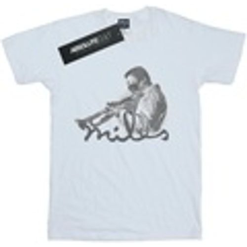 T-shirts a maniche lunghe Profile Sketch - Miles Davis - Modalova