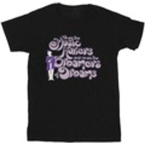 T-shirts a maniche lunghe Dreamers Text - Willy Wonka - Modalova