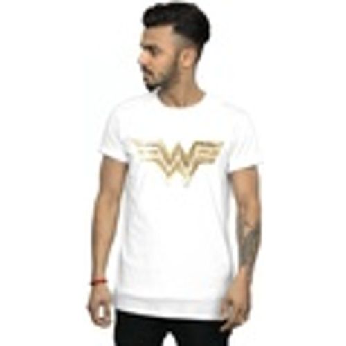 T-shirts a maniche lunghe Wonder Woman 84 Gold Emblem - Dc Comics - Modalova
