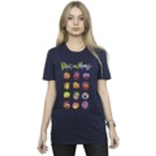 T-shirts a maniche lunghe Tie Dye Faces - Rick And Morty - Modalova