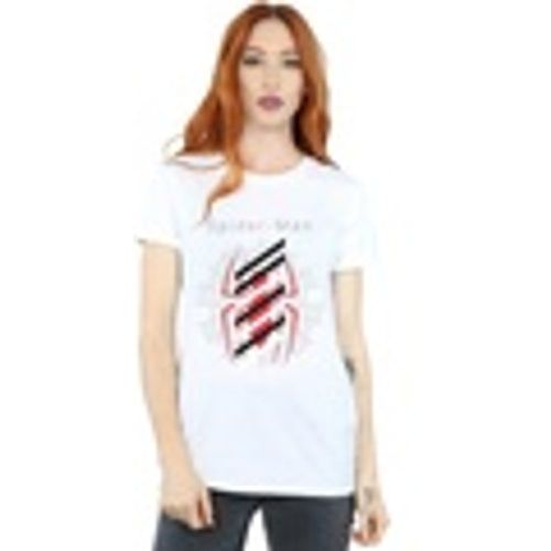 T-shirts a maniche lunghe Spider-Man Logo Stripes - Marvel - Modalova
