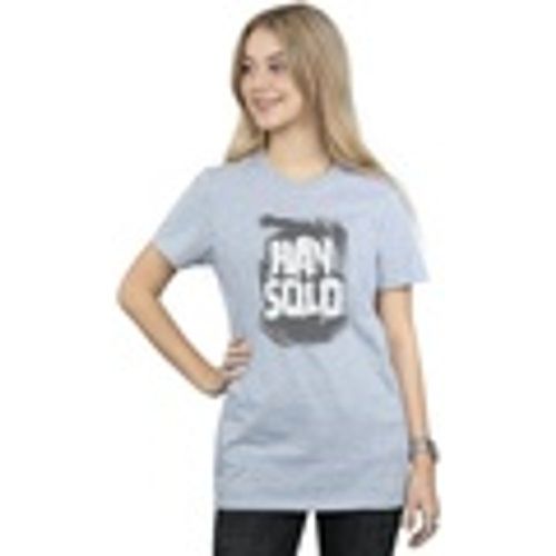 T-shirts a maniche lunghe Han Solo Text - Disney - Modalova