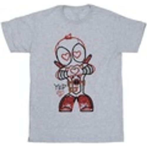 T-shirts a maniche lunghe Deadpool Love Beam Line - Marvel - Modalova