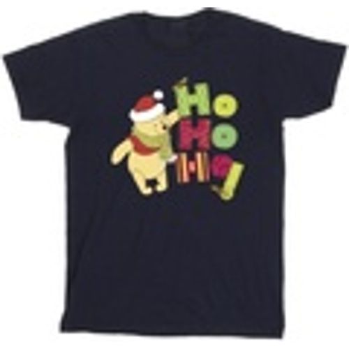 T-shirts a maniche lunghe Winnie The Pooh Ho Ho Ho Scarf - Disney - Modalova