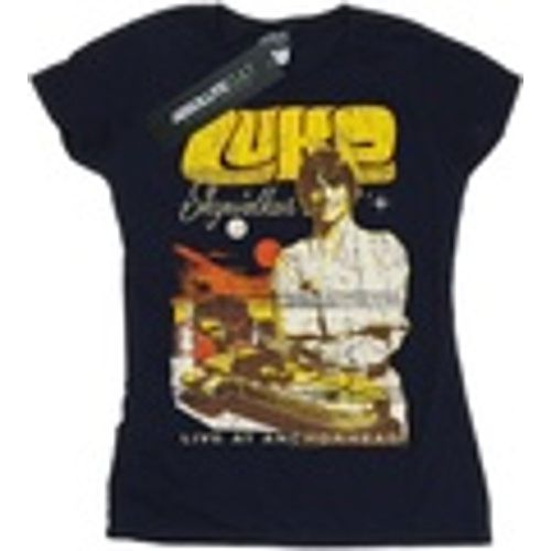 T-shirts a maniche lunghe Luke Skywalker Rock Poster - Disney - Modalova