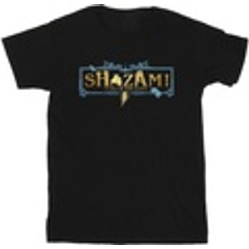T-shirts a maniche lunghe Shazam Fury Of The Gods Golden Logo - Dc Comics - Modalova