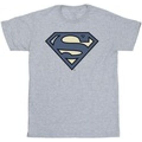 T-shirts a maniche lunghe Superman Indigo Blue Logo - Dc Comics - Modalova