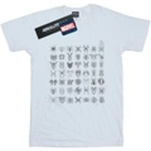 T-shirts a maniche lunghe Spider-Man Spidey Symbols Sketched - Marvel - Modalova