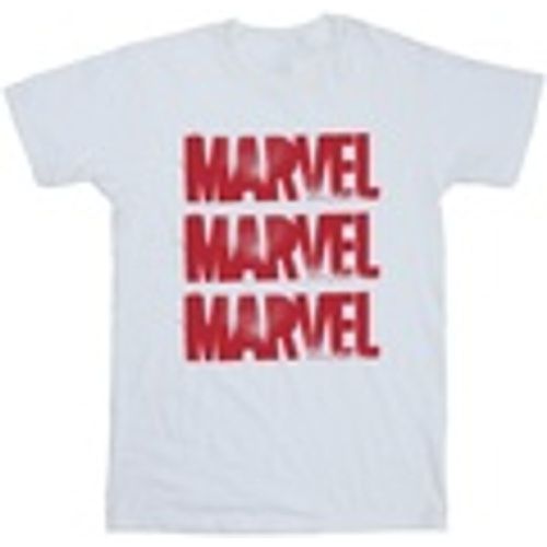 T-shirts a maniche lunghe Red Spray Logos - Marvel - Modalova