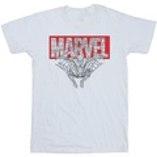 T-shirts a maniche lunghe Spider Man Logo Red - Marvel - Modalova