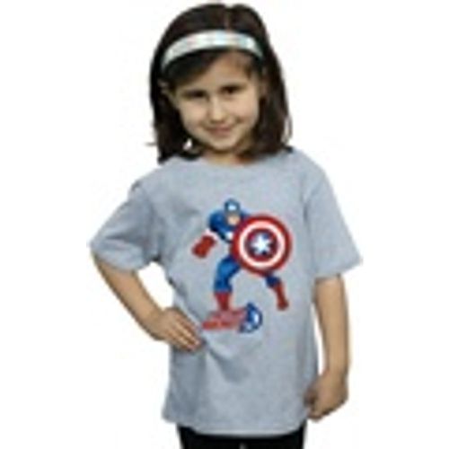 T-shirts a maniche lunghe Captain America The First Avenger - Marvel - Modalova