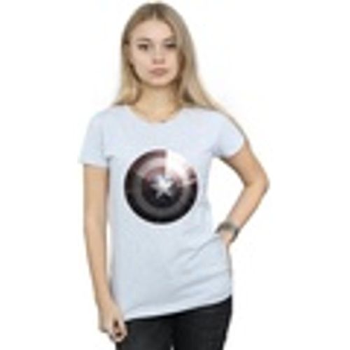 T-shirts a maniche lunghe Captain America Shield Shiny - Marvel - Modalova