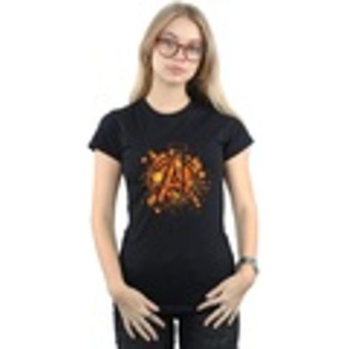 T-shirts a maniche lunghe Avengers Assemble Halloween Spider Logo - Marvel - Modalova