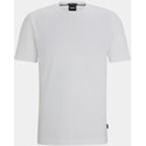 T-shirt & Polo T-shirt girocollo in cotone con logo stampato - Boss - Modalova