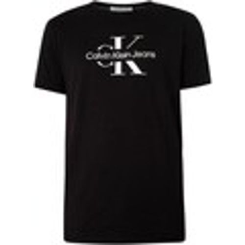 T-shirt T-shirt con contorno interrotto - Calvin Klein Jeans - Modalova