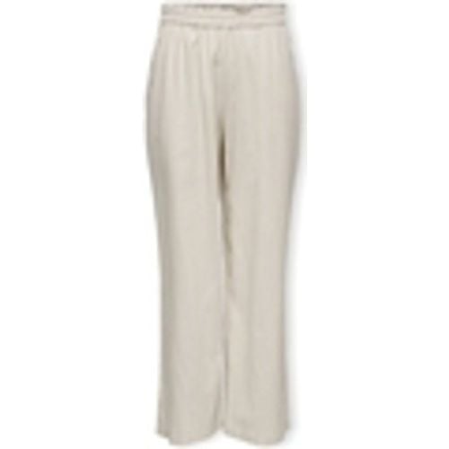 Pantaloni Noos Trousers Tokyo Linen - Moonbeam - Only - Modalova