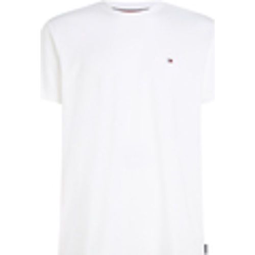 T-shirt & Polo T-shirt bianca con mini logo - Tommy Hilfiger - Modalova