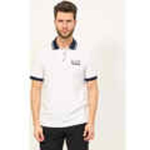 T-shirt & Polo Polo uomo con chiusura con bottoni e logo - Emporio Armani EA7 - Modalova
