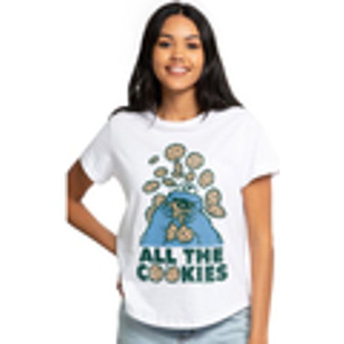 T-shirts a maniche lunghe All The Cookies - Sesame Street - Modalova
