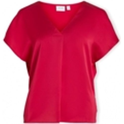 Camicetta Noos Top Ellette V - Cerise - Vila - Modalova