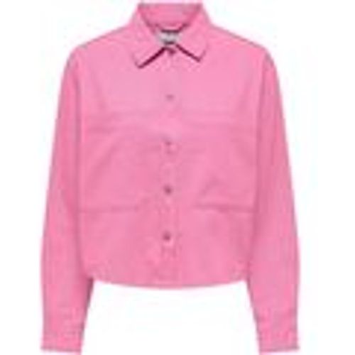 Giacche 15308207 DREW B SHACKET-BEGONIA PINK - Only - Modalova