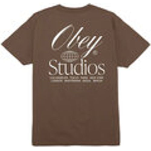T-shirt STUDIOS WORLDWIDE CLASSIC TEE - Obey - Modalova