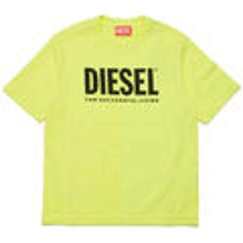 T-shirt T-shirt fluo con logo J01902KYAYB - Diesel - Modalova