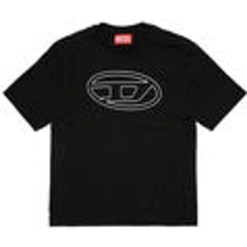 T-shirt T-shirt con logo Oval D J017880BEAF - Diesel - Modalova
