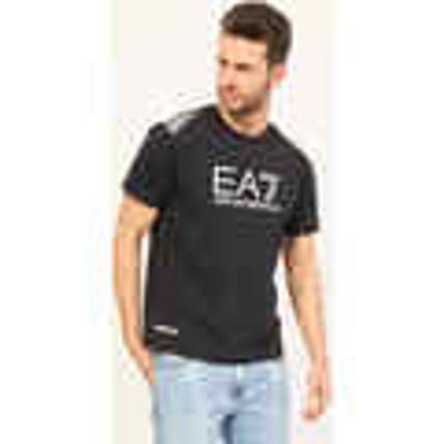 T-shirt & Polo T-shirt uomo girocollo   in tessuto riciclato - Emporio Armani EA7 - Modalova