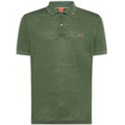 T-shirt & Polo Polo In Lino Militare - Sun68 - Modalova