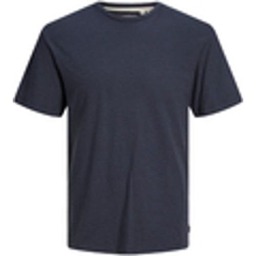 Polo maniche lunghe JPRCC SOFT LINEN BLEND TEE SS SOLID LN 12230133 - jack & jones - Modalova