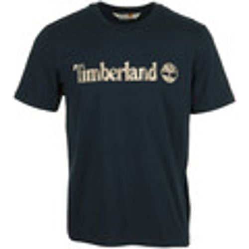 T-shirt Camo Linear Logo Short - Timberland - Modalova