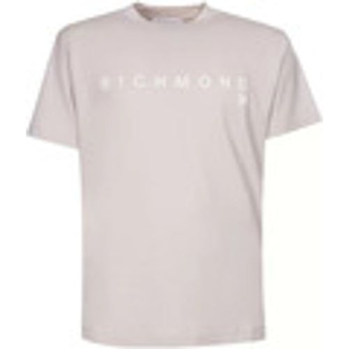 T-shirt & Polo tshirt grigia logo bianco - John Richmond - Modalova