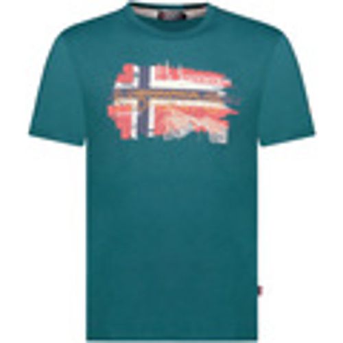 T-shirt SY1366HGN-GREEN SAPIN - geographical norway - Modalova
