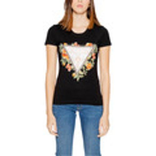 T-shirt SS CN TRIANGLE FLOWERS W4GI24 J1314 - Guess - Modalova