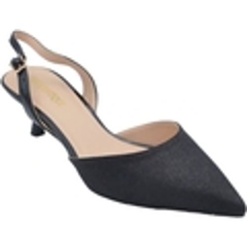 Scarpe Scarpa decollete' donna a punta slingback satinato con tac - Malu Shoes - Modalova