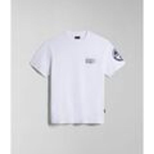 T-shirt & Polo S-AMUNDSEN NP0A4H6B-002 BRIGHT WHITE - Napapijri - Modalova