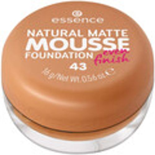 Fondotinta & primer Natural Matte Mousse Foundation - Essence - Modalova