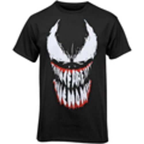 T-shirts a maniche lunghe Spider Man Venom Teeth Face - Marvel - Modalova
