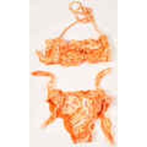 Costume / Bermuda da spiaggia Costume bikini a fascia per bambine con slip con nodi - F * * K - Modalova