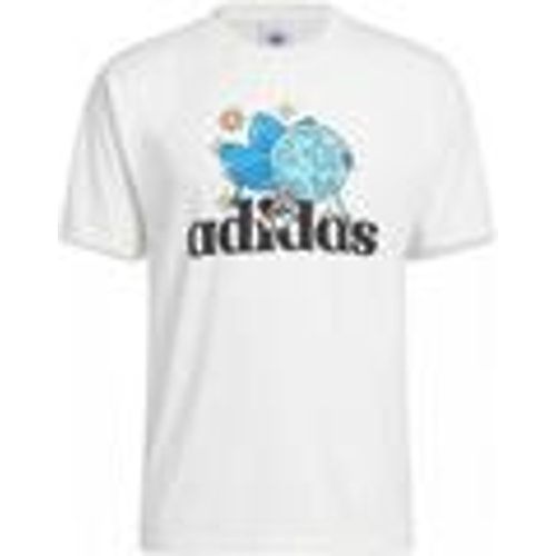 T-shirt T-shirt Uomo ic5564_friends_tee_avorio - Adidas - Modalova