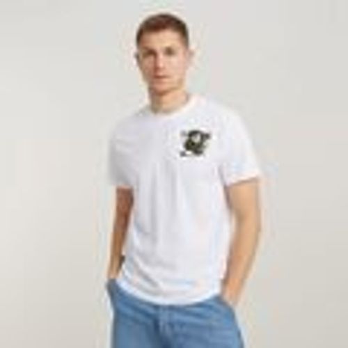 T-shirt & Polo D24687-C372 HEADPHONES-110 WHITE - G-Star Raw - Modalova