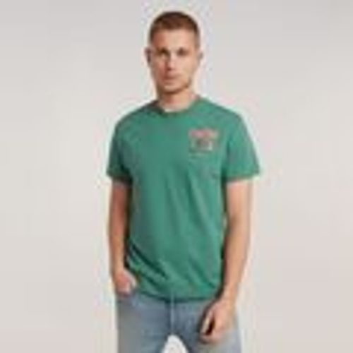 T-shirt & Polo D24687-C372 HEADPHONES-G282 SPRUCE - G-Star Raw - Modalova